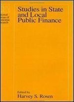 Studies In State And Local Public Finance (National Bureau Of Economic Research Project Report)