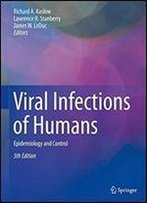 Viral Infections Of Humans: Epidemiology And Control