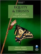 Equity & Trusts: Text, Cases, And Materials