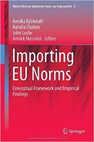 Importing Eu Norms: Conceptual Framework And Empirical Findings