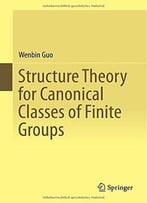 Structure Theory For Canonical Classes Of Finite Groups