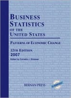 Business Statistics Of The United States, 2007 By Cornelia J. Strawser