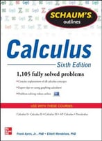 Schaum’S Outline Of Calculus, 6th Edition By Elliott Mendelson