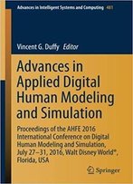 Advances In Applied Digital Human Modeling And Simulation
