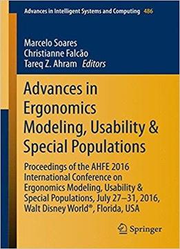 Advances In Ergonomics Modeling, Usability & Special Populations