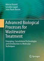 Advanced Biological Processes For Wastewater Treatment: Emerging, Consolidated Technologies And Introduction To Molecular Techniques