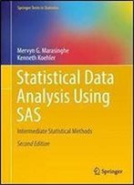 Statistical Data Analysis Using Sas: Intermediate Statistical Methods (Springer Texts In Statistics)