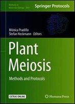 Plant Meiosis: Methods And Protocols (Methods In Molecular Biology)