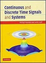 Continuous And Discrete Time Signals And Systems With Cd-Rom