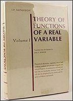 Theory Of Functions Of A Real Variable, Vol. 1