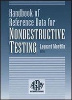 Handbook Of Reference Data For Nondestructive Testing