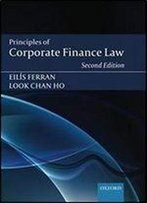 Principles Of Corporate Finance Law (2nd Edition)