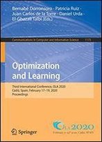 Optimization And Learning: Third International Conference, Ola 2020, Cadiz, Spain, February 1719, 2020, Proceedings (Communications In Computer And Information Science)